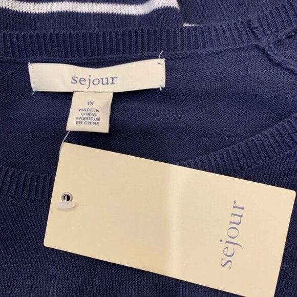 Sejour Drawstring Sleeve Sweater (Plus Size) - Picture 4 of 5